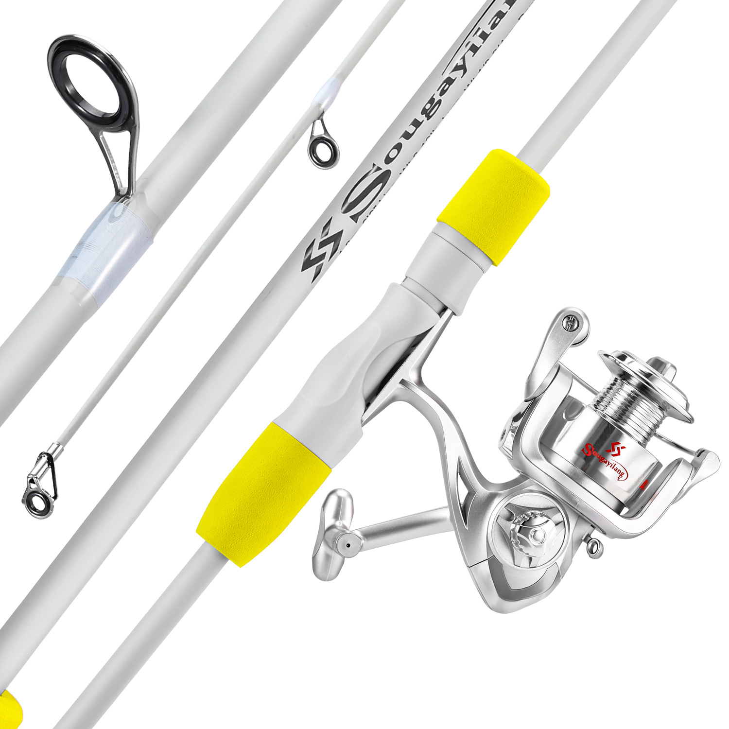 Fishing Rod Combo - Sougayilang 2 Abschnitt Spinning Angelrute und
