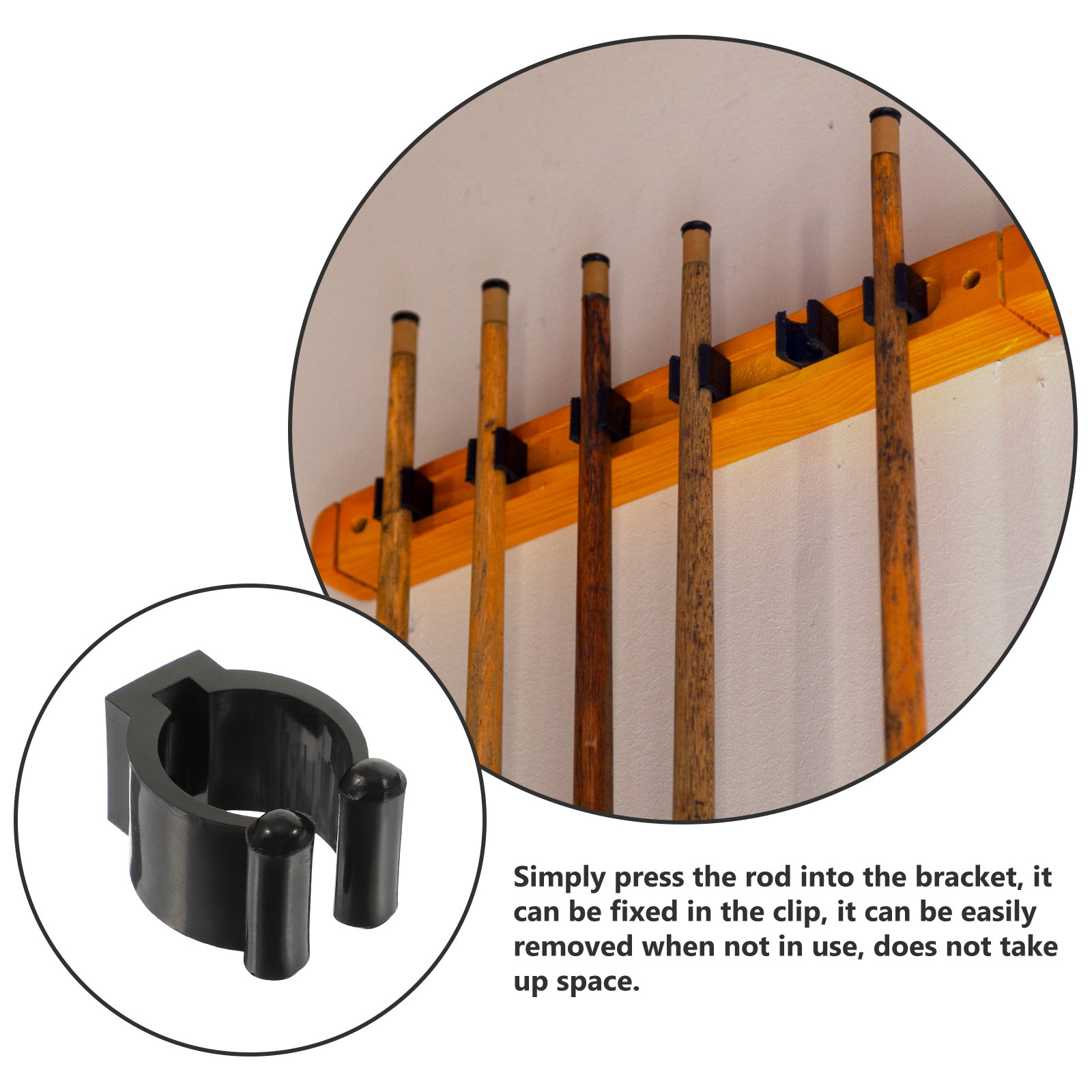 12 Stück Robuste Kunststoff-Cl – Fishing Rod Rack Bewertung und Preis